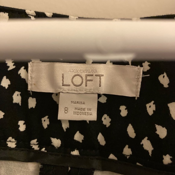 Loft black and white capri pants - Picture 2 of 6